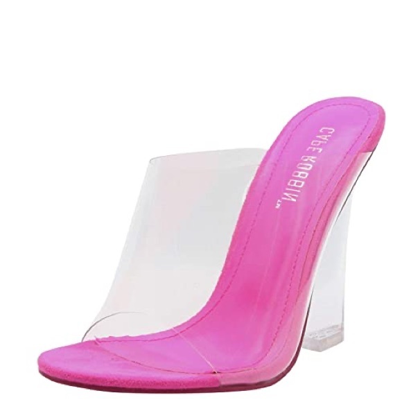 Pink clear wedge - Picture 4 of 4